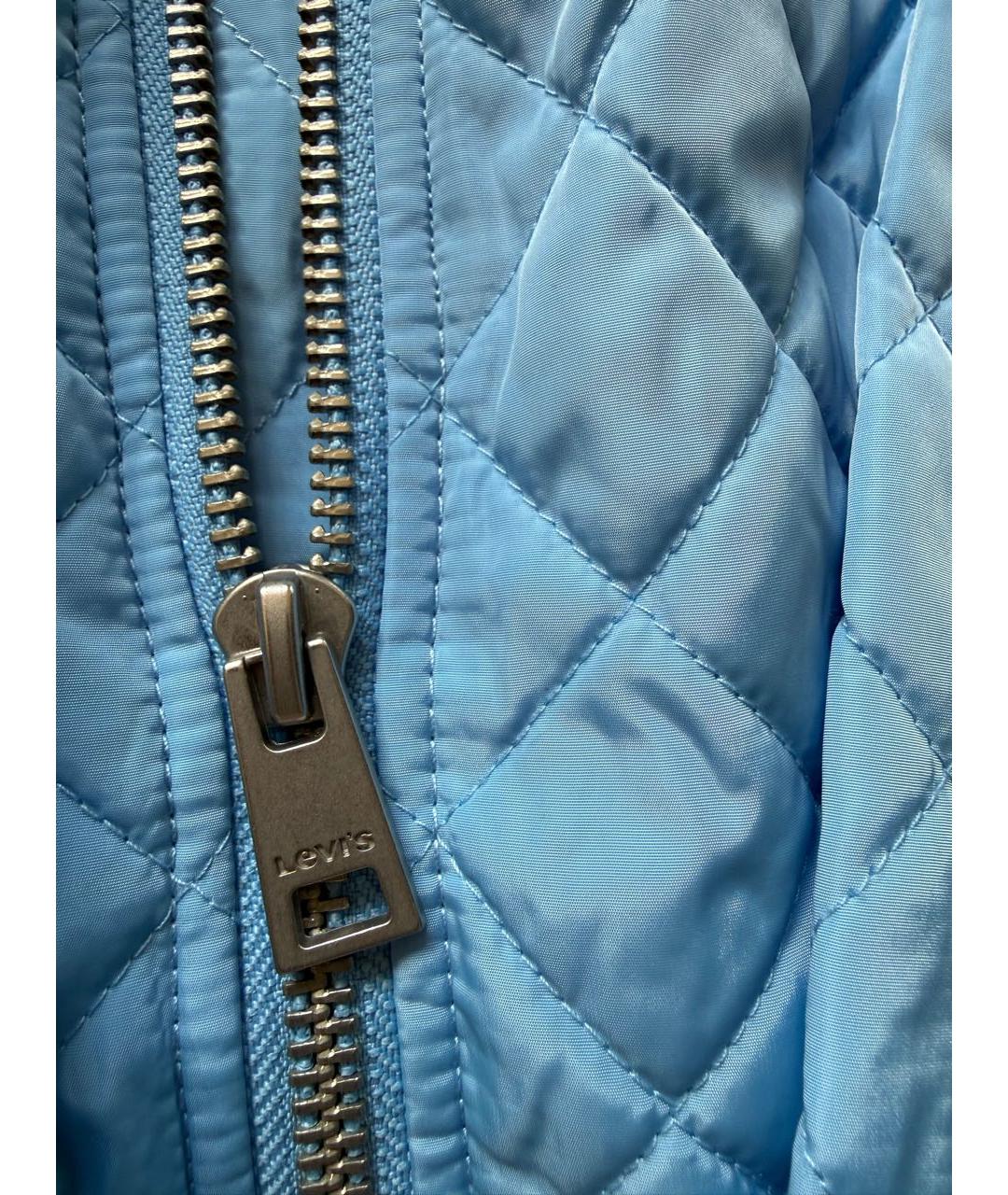 LEVI'S Голубая полиэстеровая куртка, фото 4