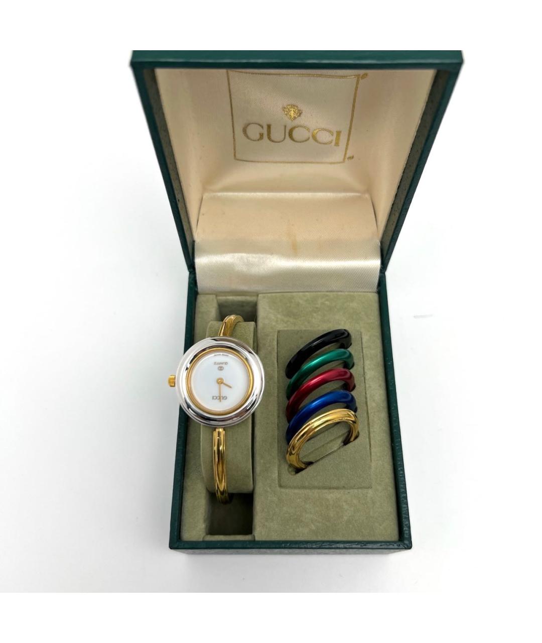 GUCCI Золотые часы, фото 2