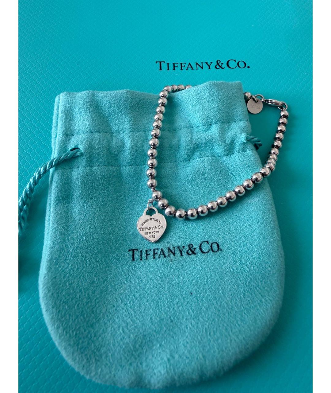 TIFFANY&CO Серебряный серебряный браслет, фото 4