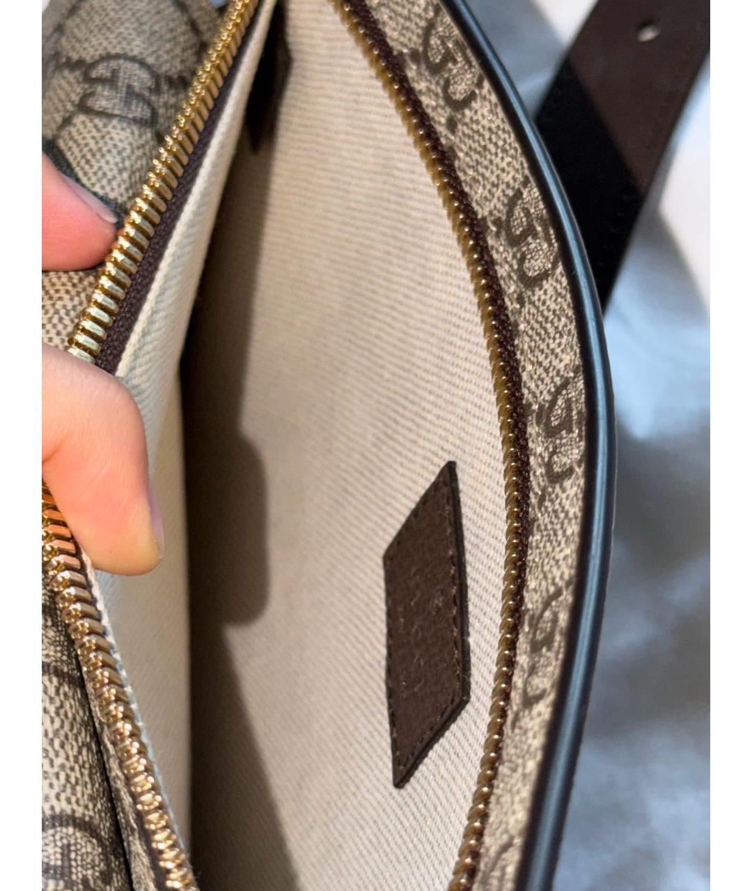 GUCCI Коричневая сумка через плечо, фото 4