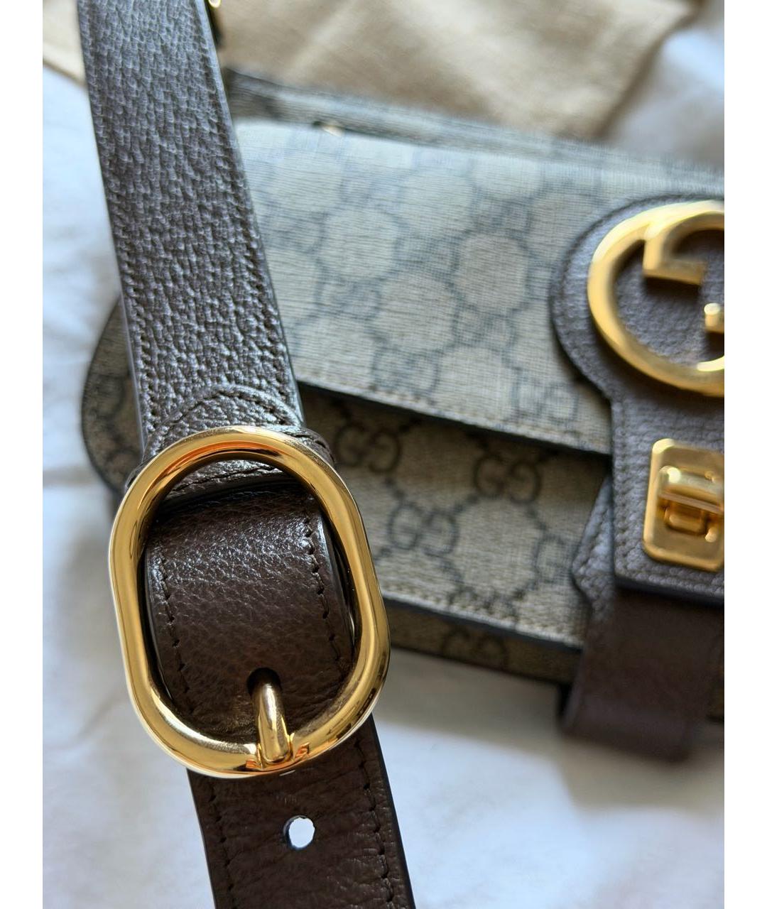 GUCCI Коричневая сумка через плечо, фото 7