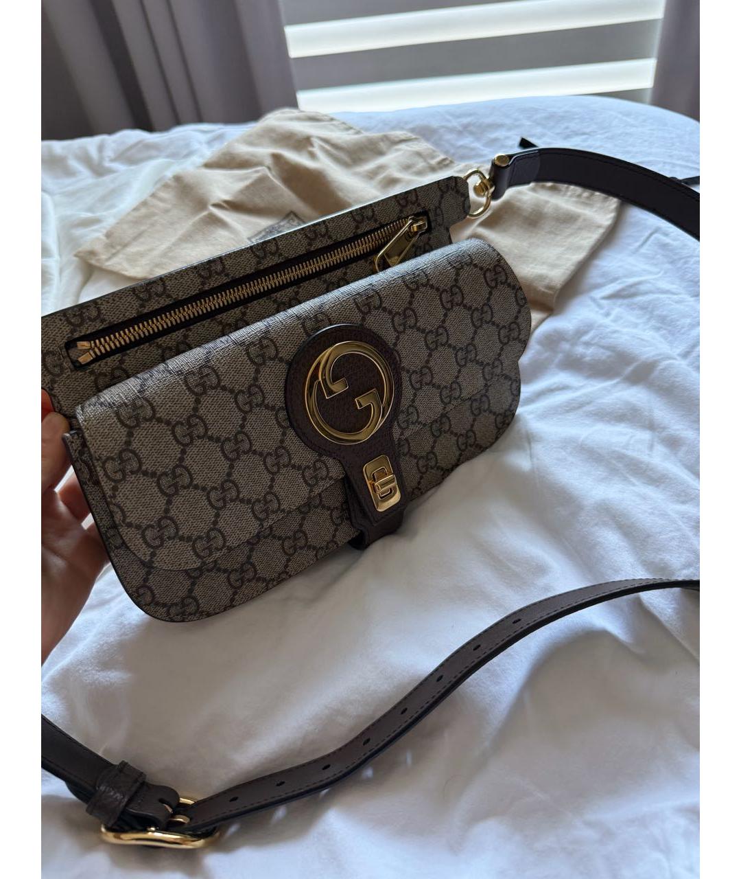 GUCCI Коричневая сумка через плечо, фото 2