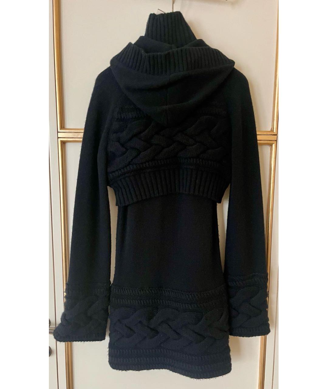 CHANEL Черное шерстяное платье, фото 2