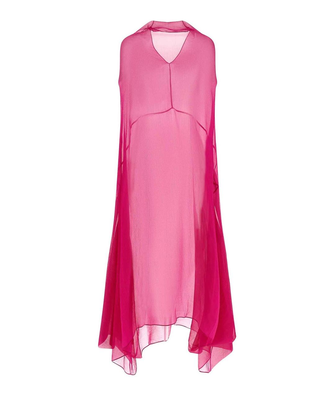 DRIES VAN NOTEN Мульти шелковое повседневное платье, фото 1