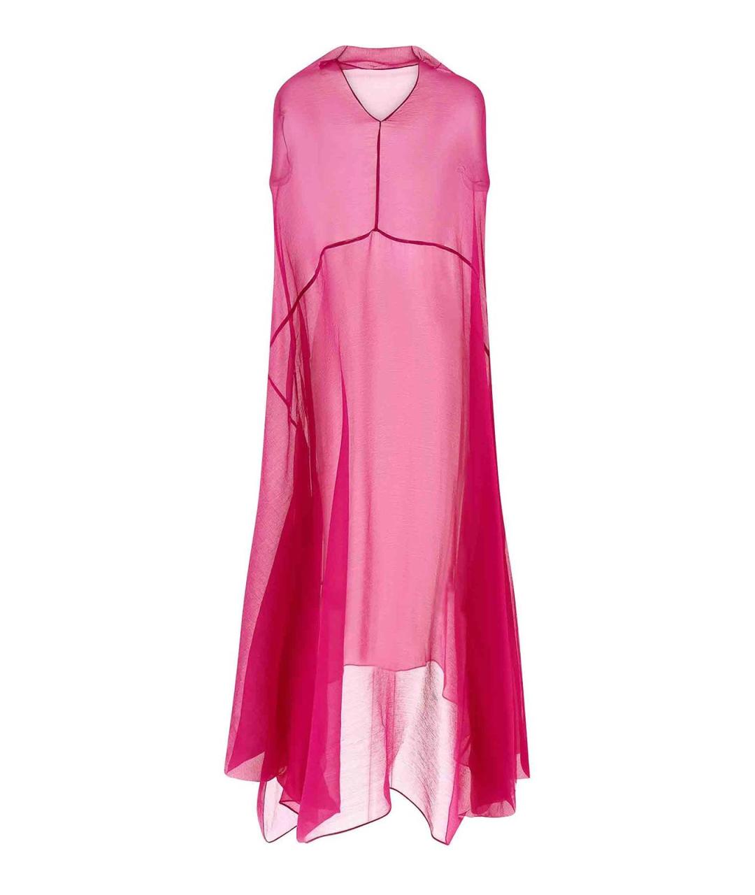 DRIES VAN NOTEN Мульти шелковое повседневное платье, фото 2
