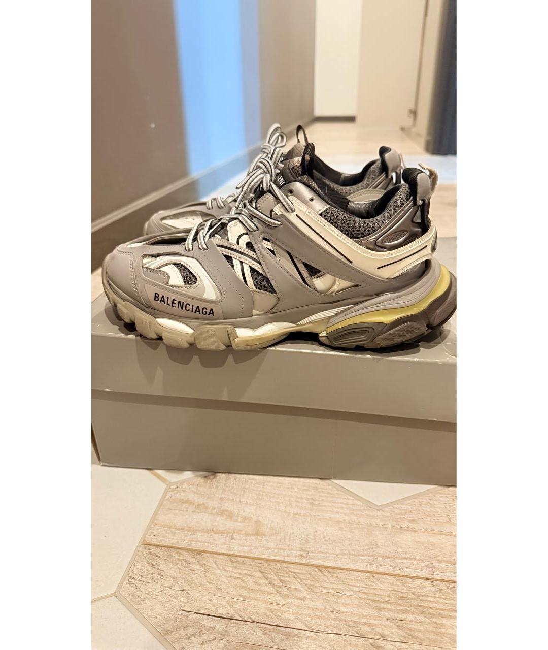 BALENCIAGA Серые кроссовки, фото 5