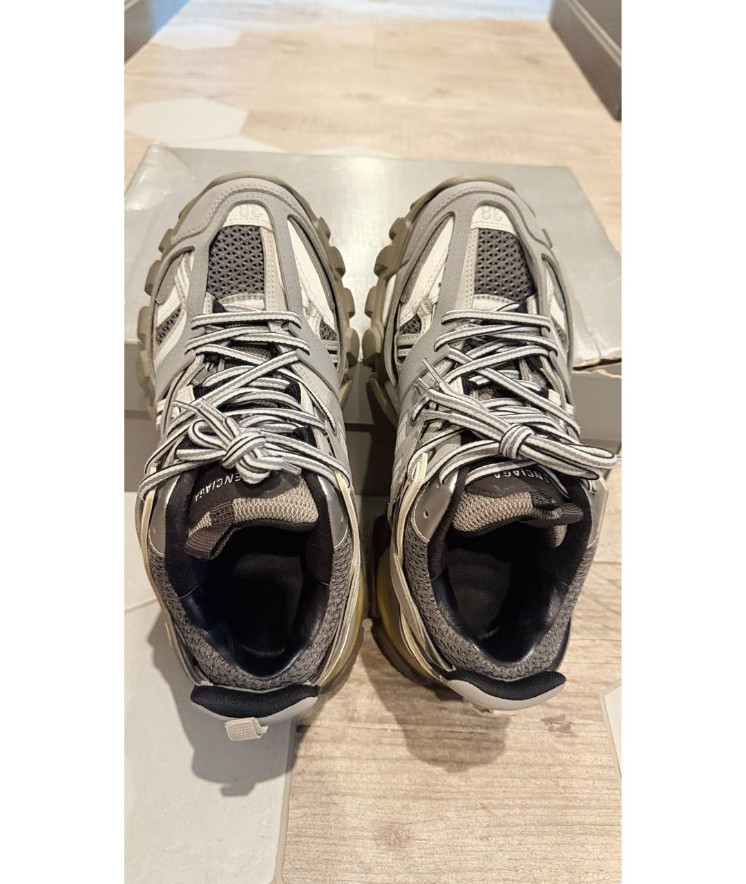 BALENCIAGA Серые кроссовки, фото 3