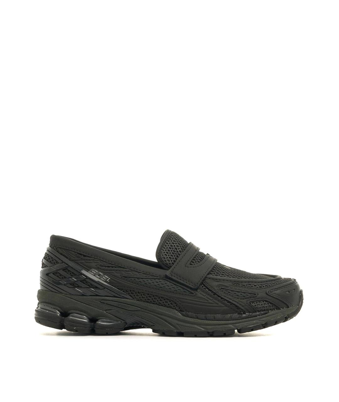 NEW BALANCE Черные текстильные лоферы, фото 1