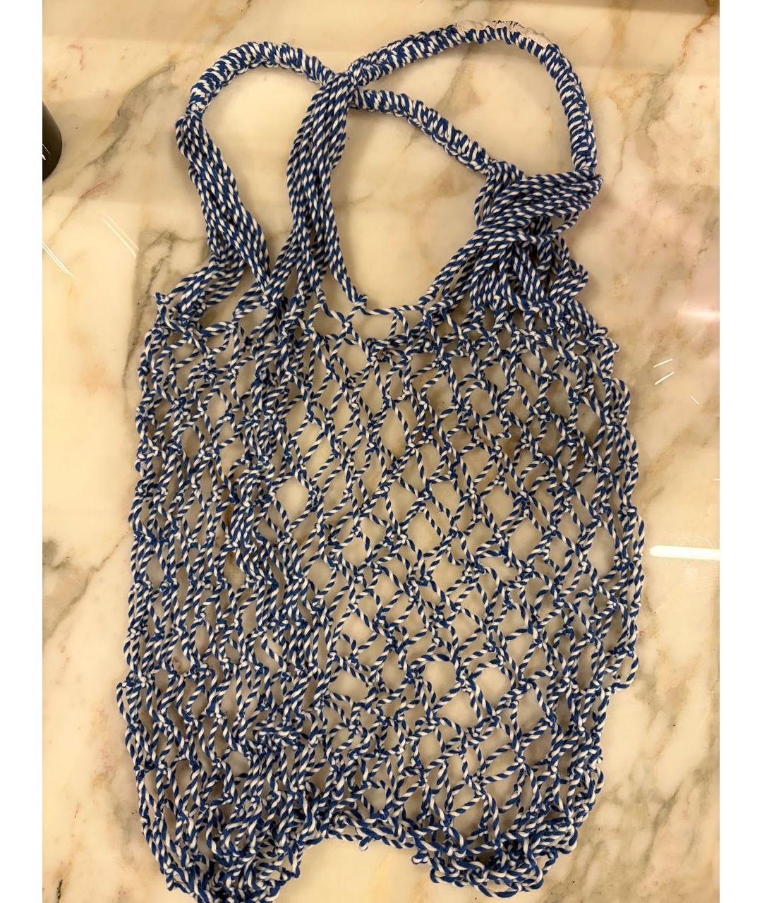 CELINE Прозрачная хлопковая пляжная сумка, фото 4