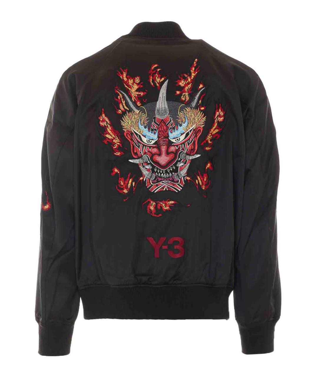 Y-3 Черная полиэстеровая куртка, фото 2