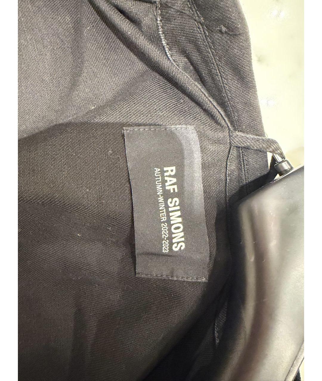 RAF SIMONS Черная хлопковая куртка, фото 3