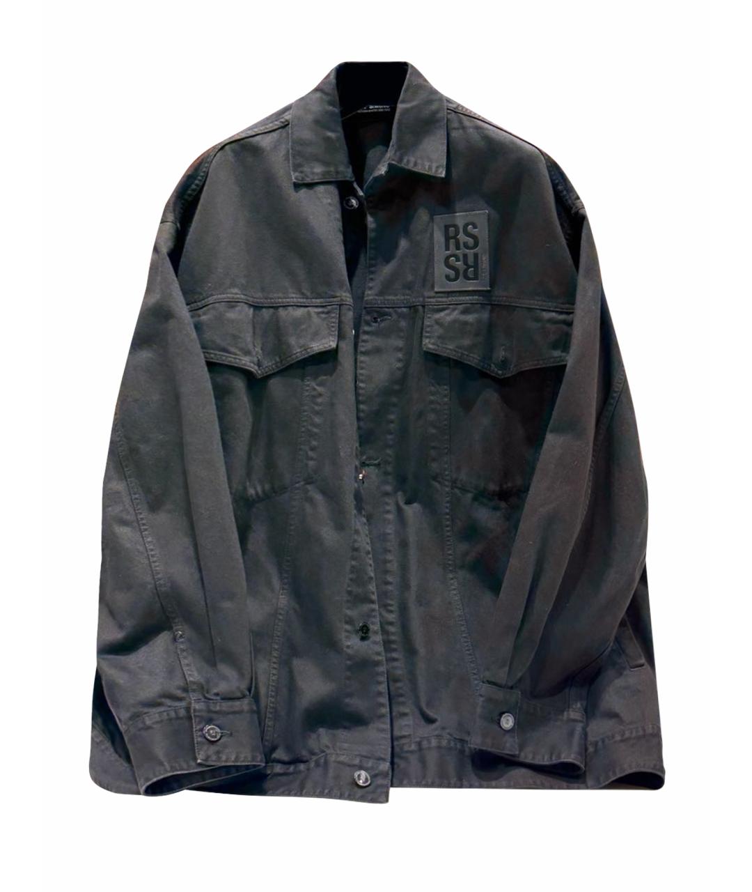 RAF SIMONS Черная хлопковая куртка, фото 1