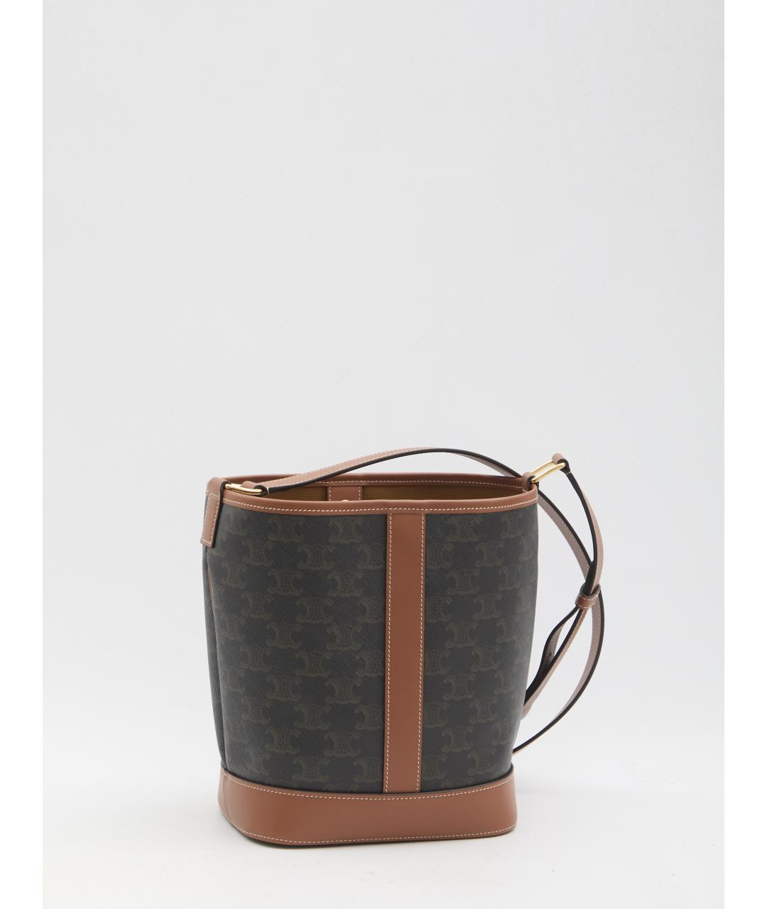 CELINE Коричневая сумка через плечо, фото 2