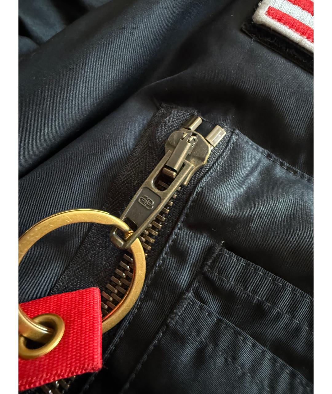 BALENCIAGA Черная нейлоновая куртка, фото 4