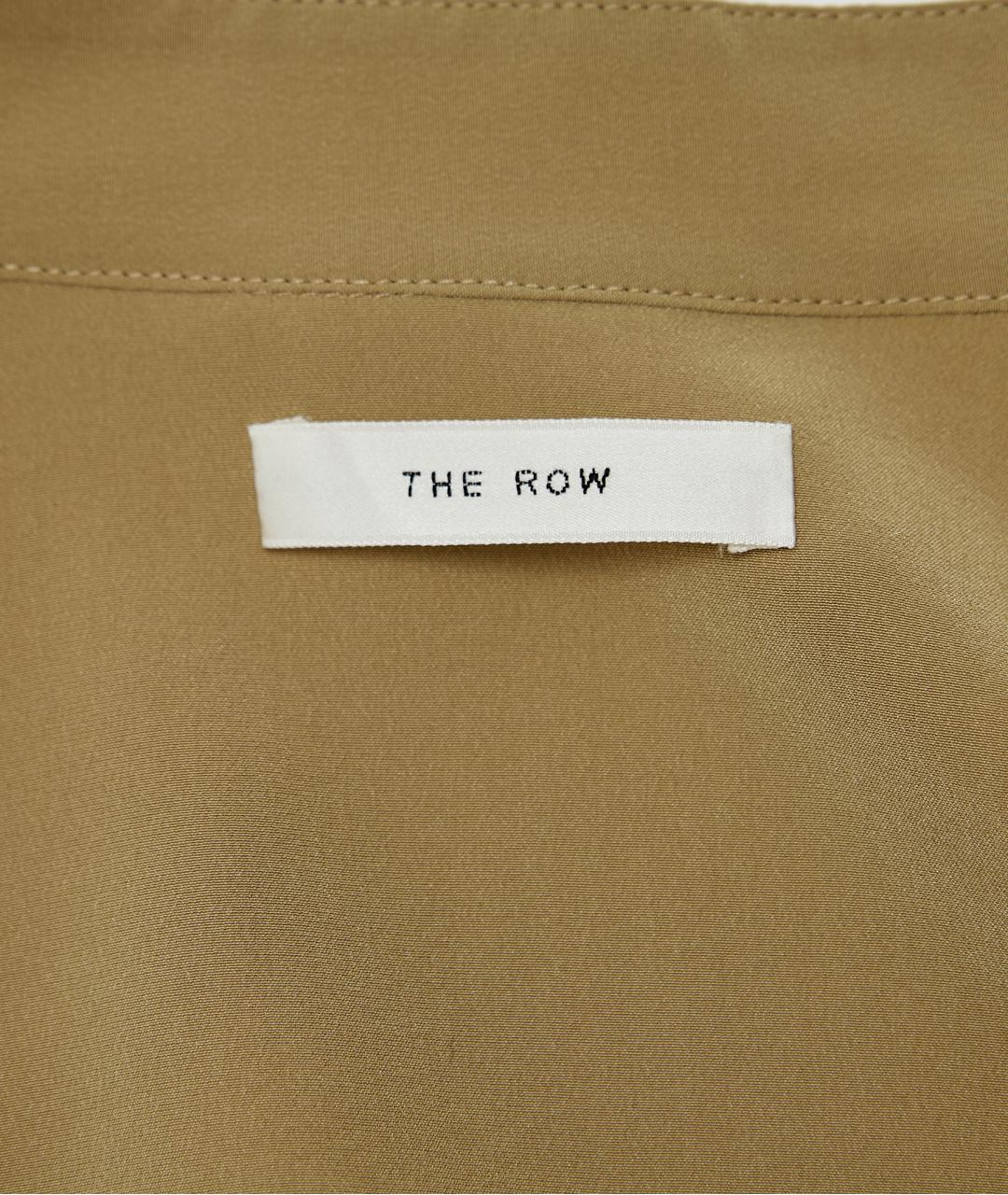 THE ROW Коричневая шелковая блузы, фото 3