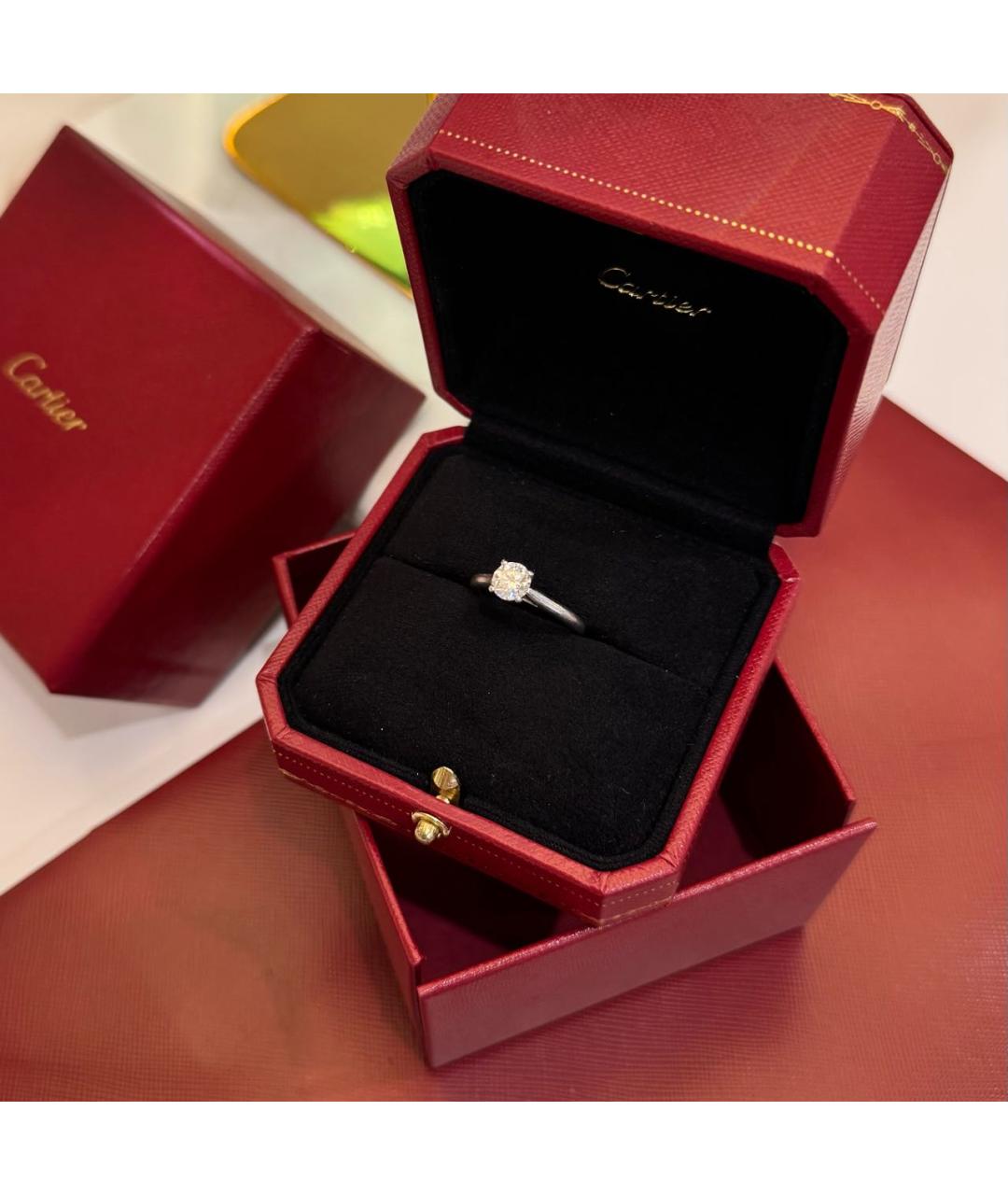 CARTIER Серебряное кольцо из белого золота, фото 5
