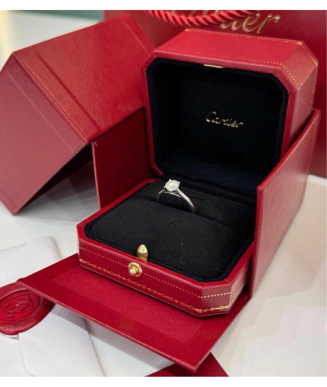 CARTIER Серебряное кольцо из белого золота, фото 2