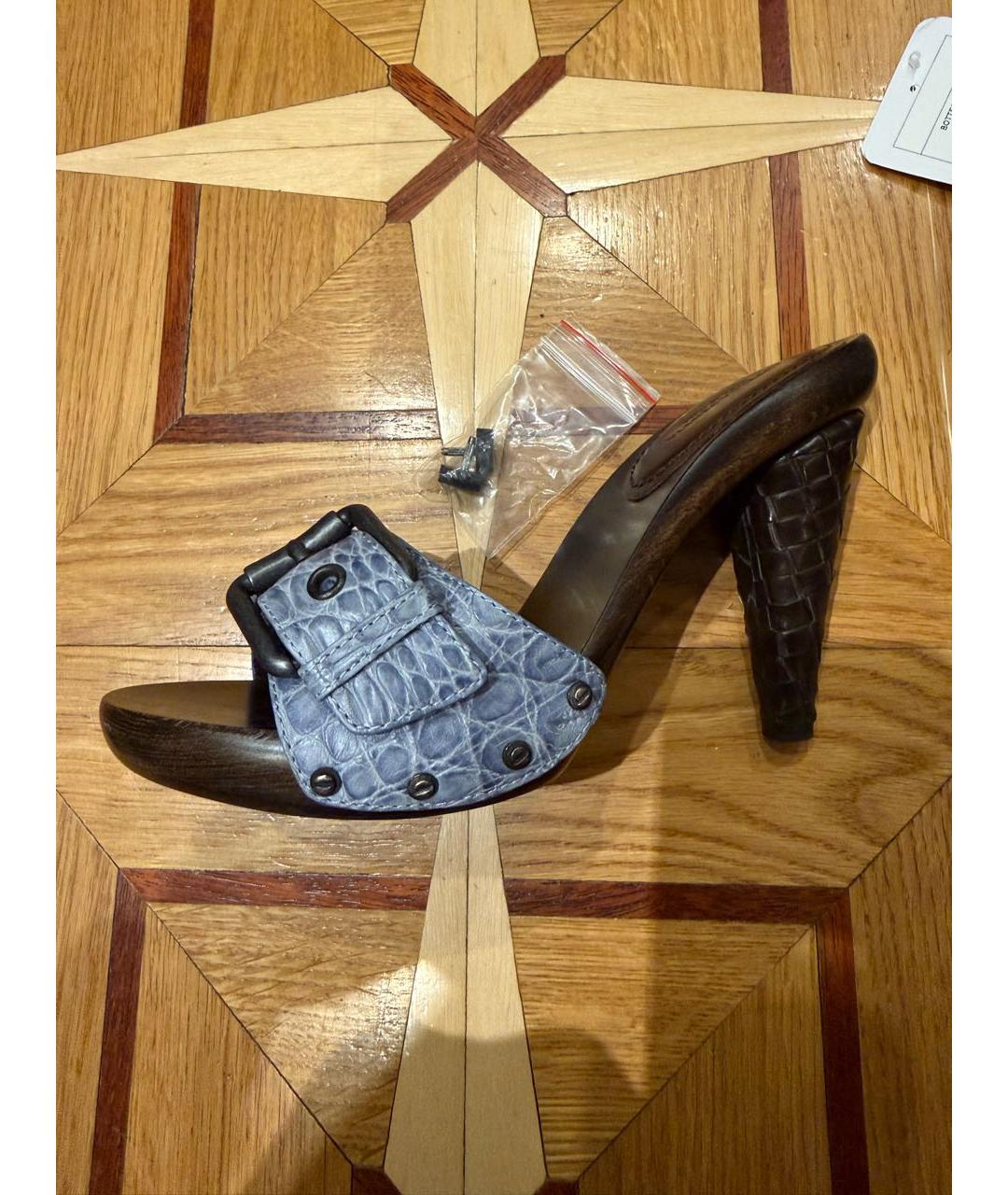 BOTTEGA VENETA Кожаные сабо, фото 5