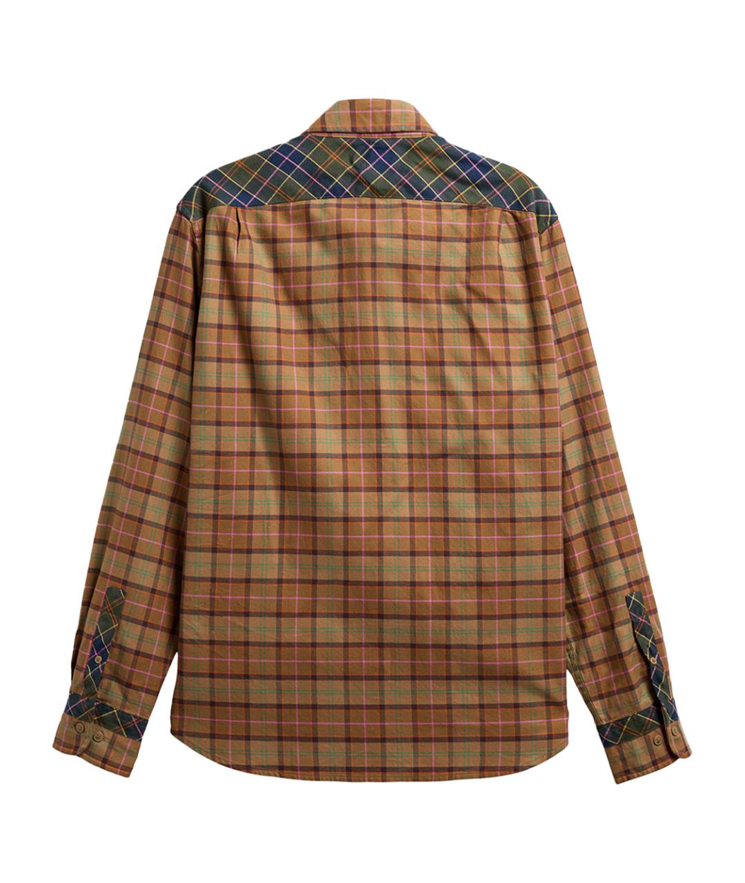 BARBOUR Коричневая хлопковая кэжуал рубашка, фото 6