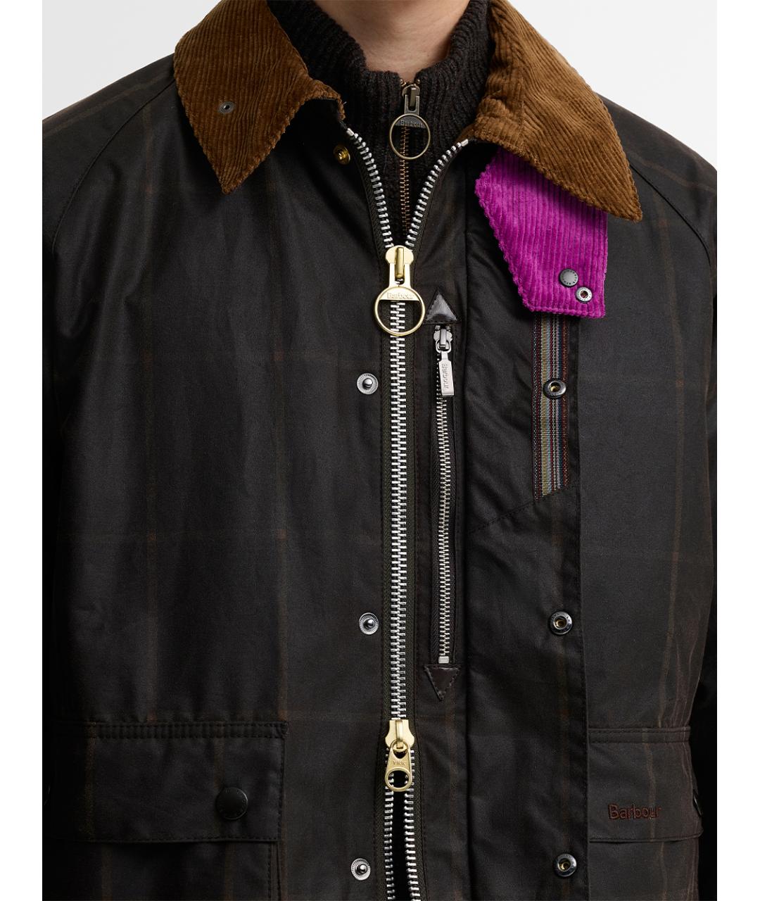 BARBOUR Коричневая хлопковая куртка, фото 6