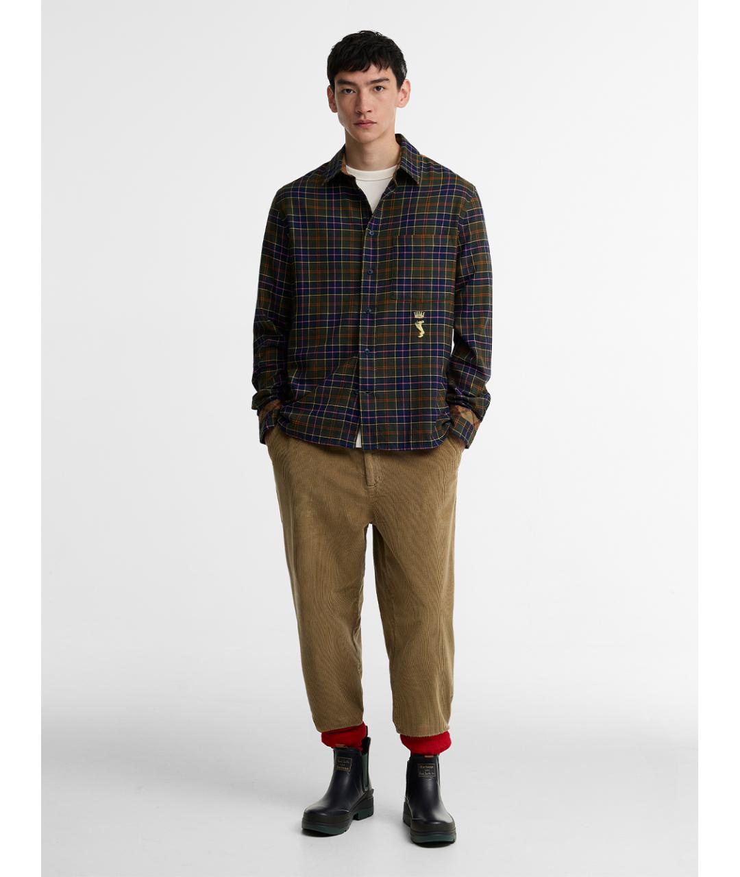 BARBOUR Мульти хлопковая кэжуал рубашка, фото 3