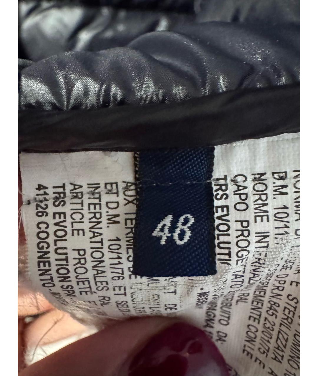 TRUSSARDI JEANS Черная полиамидовая куртка, фото 7