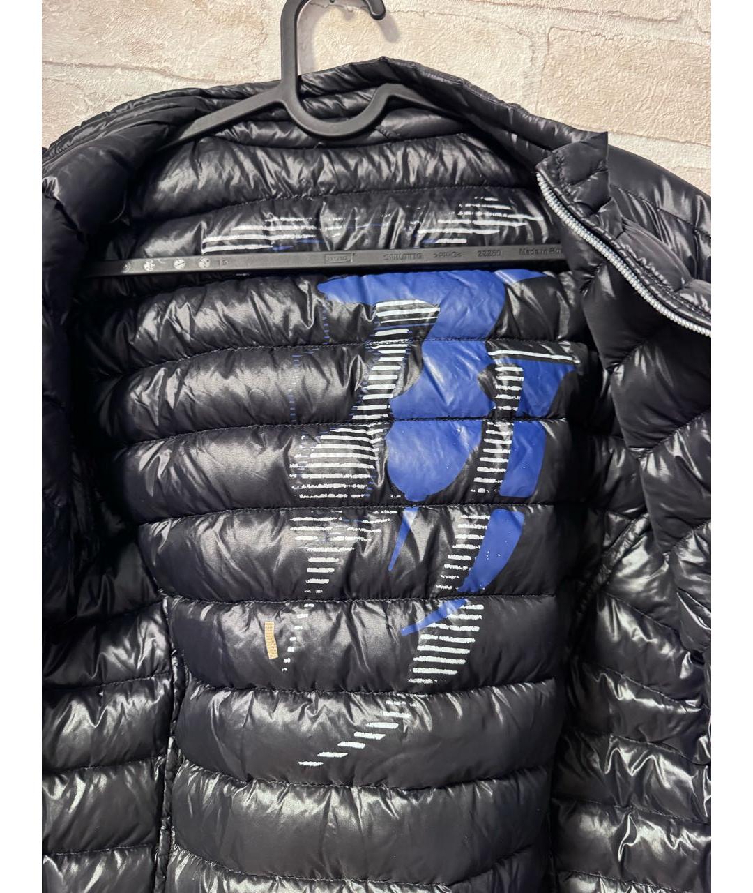 TRUSSARDI JEANS Черная полиамидовая куртка, фото 6