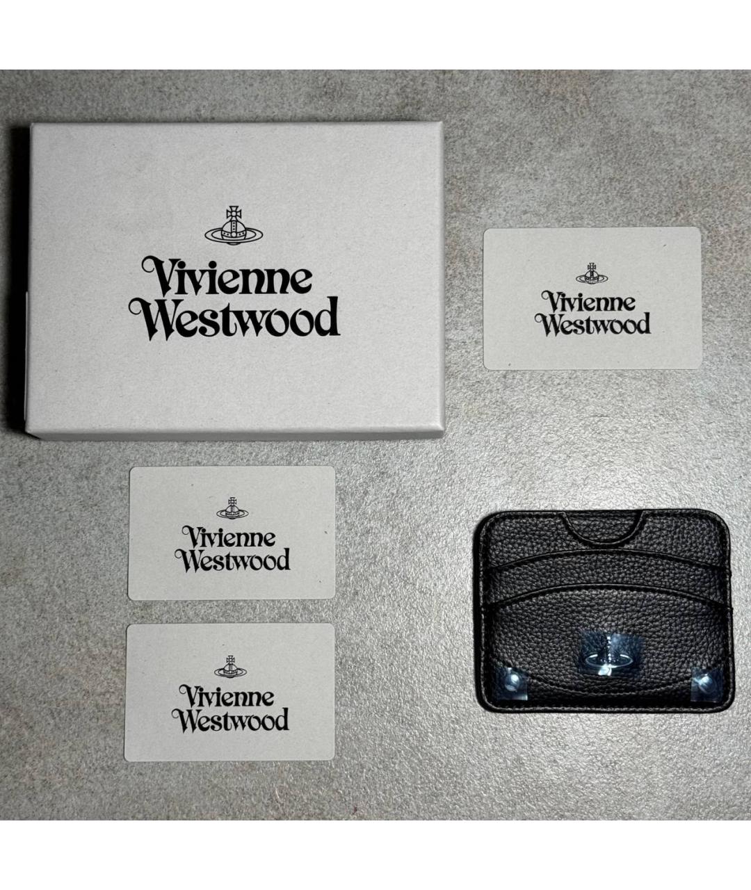 VIVIENNE WESTWOOD Черный кардхолдер, фото 4
