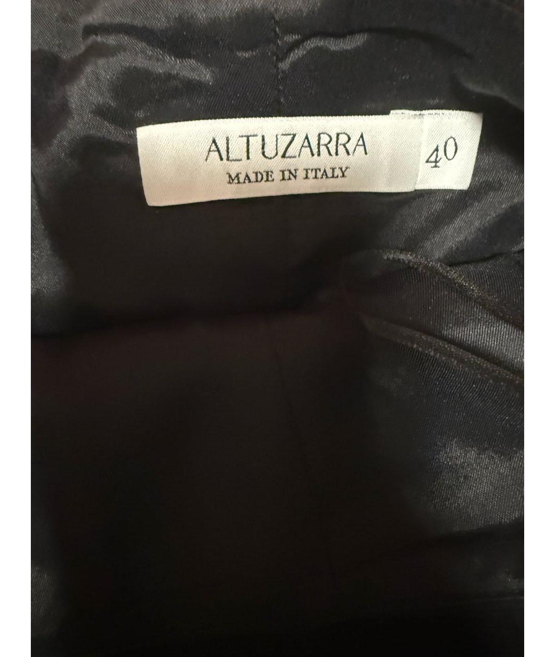 ALTUZARRA Черная хлопковая юбка миди, фото 3