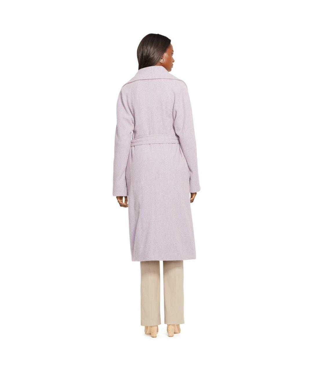 RALPH LAUREN Фиолетовое шерстяное пальто, фото 3