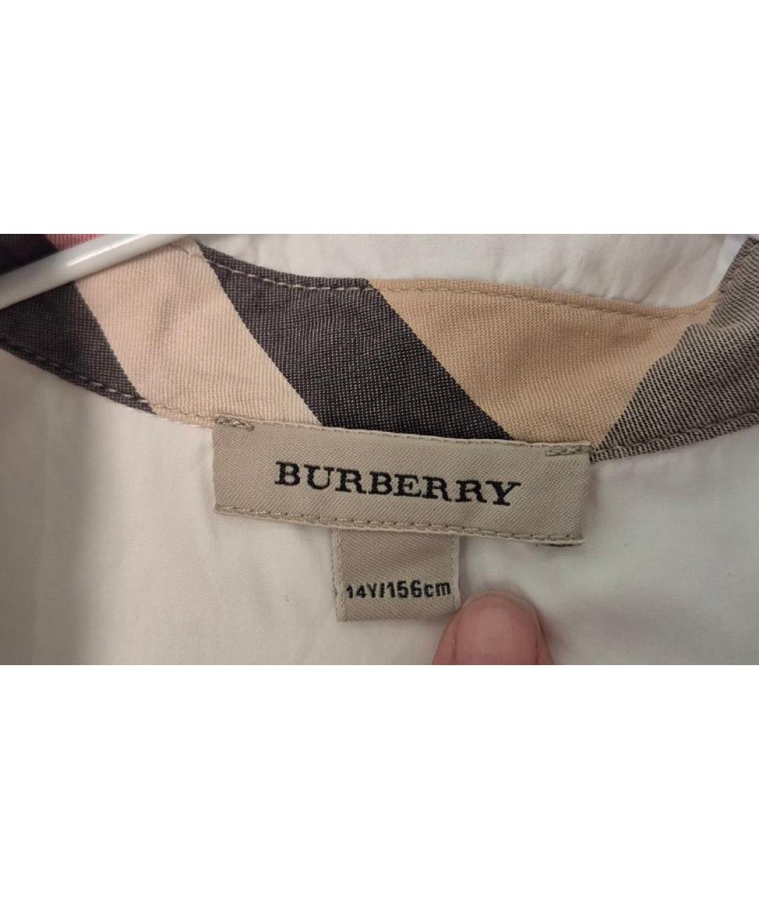 BURBERRY Белая рубашка/блузка, фото 3
