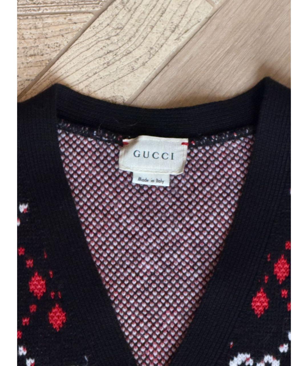 GUCCI Шерстяной кардиган, фото 4