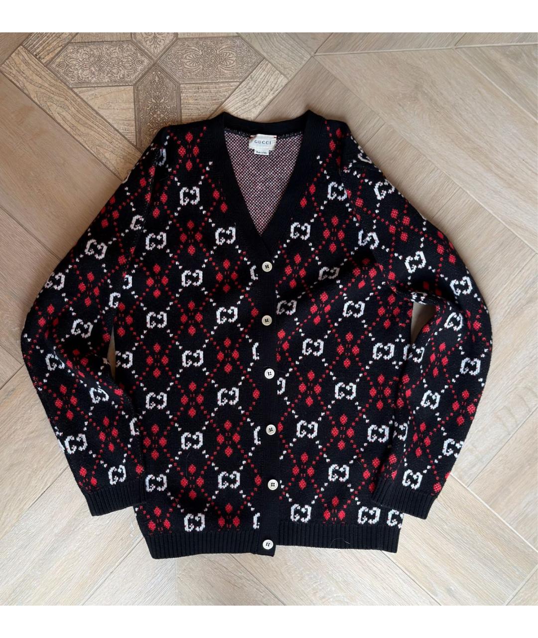GUCCI Шерстяной кардиган, фото 6