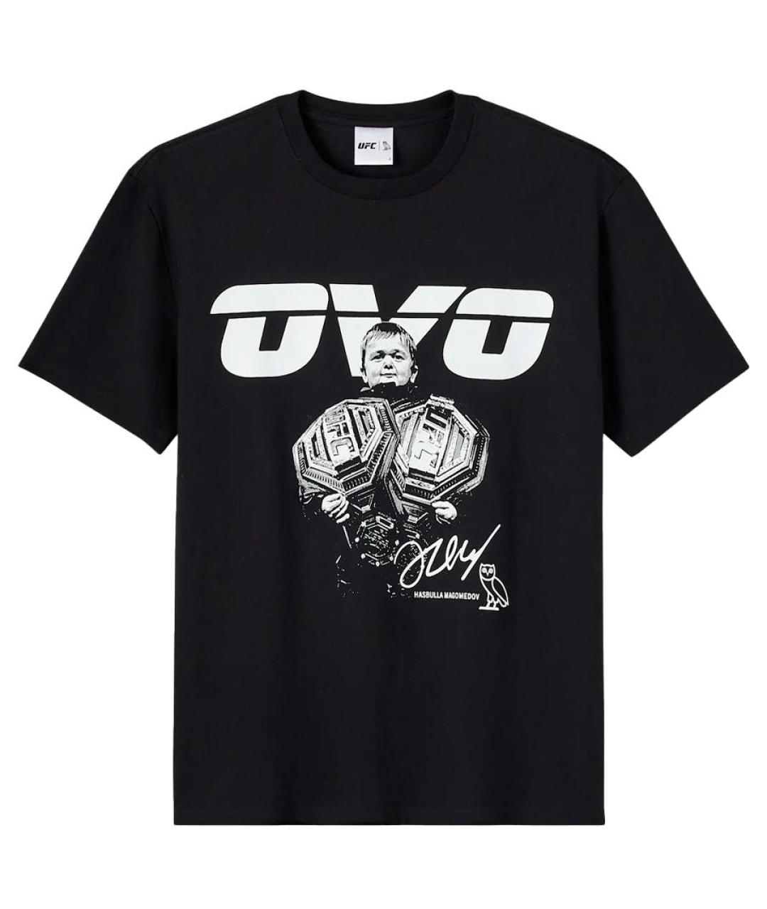 OVO by Drake Черная хлопковая футболка, фото 1