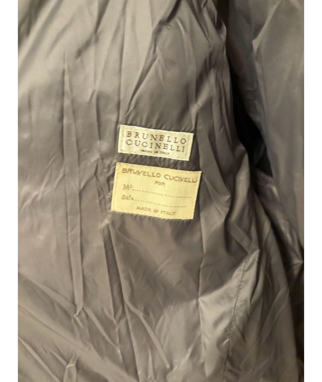 BRUNELLO CUCINELLI Черная замшевая куртка, фото 3