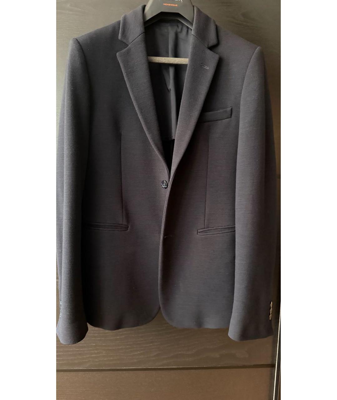 EMPORIO ARMANI Темно-синий пиджак, фото 4
