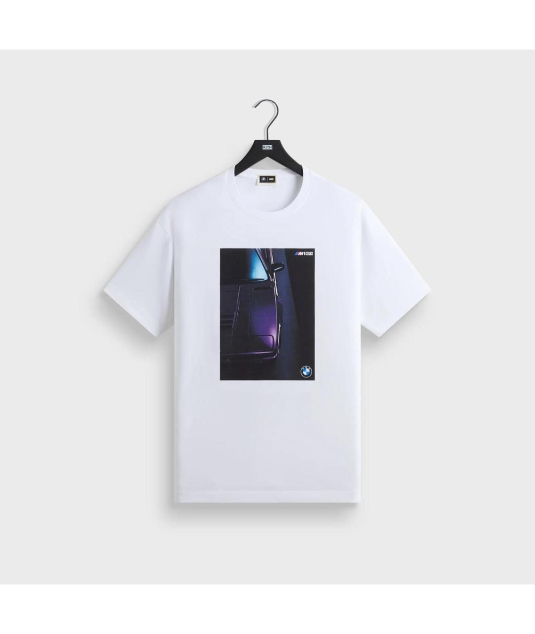 KITH Белая хлопковая футболка, фото 4