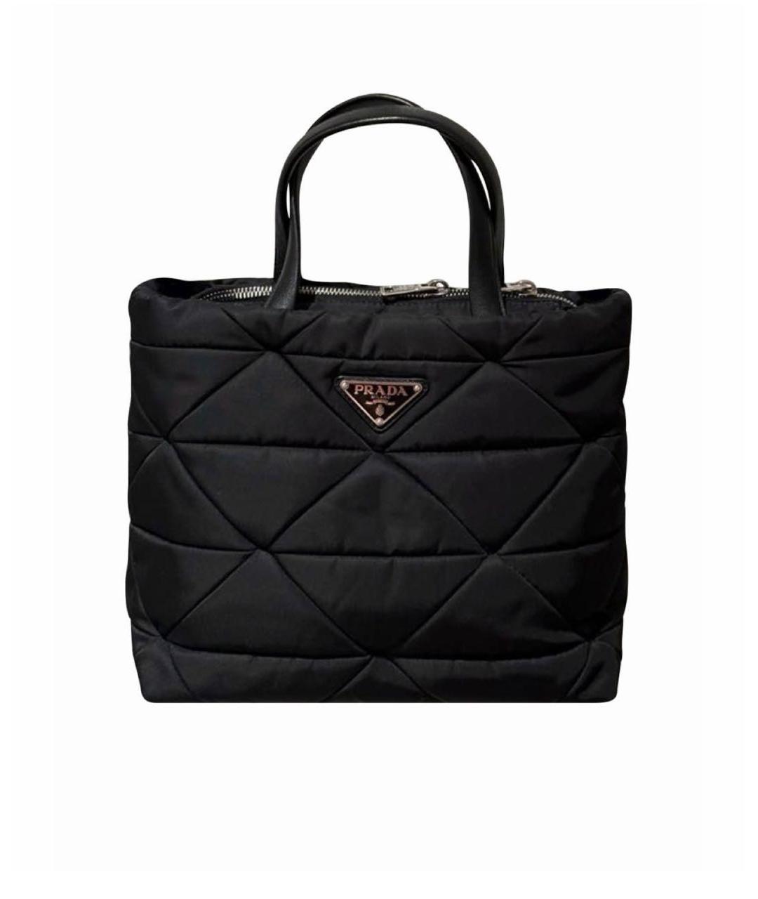 PRADA Черная нейлоновая сумка через плечо, фото 1