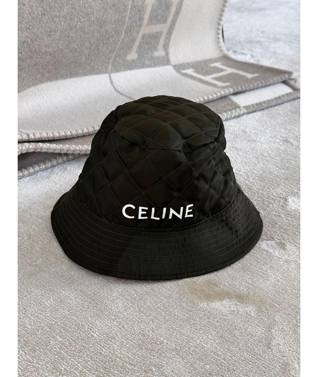 CELINE Зеленая синтетическая панама, фото 6