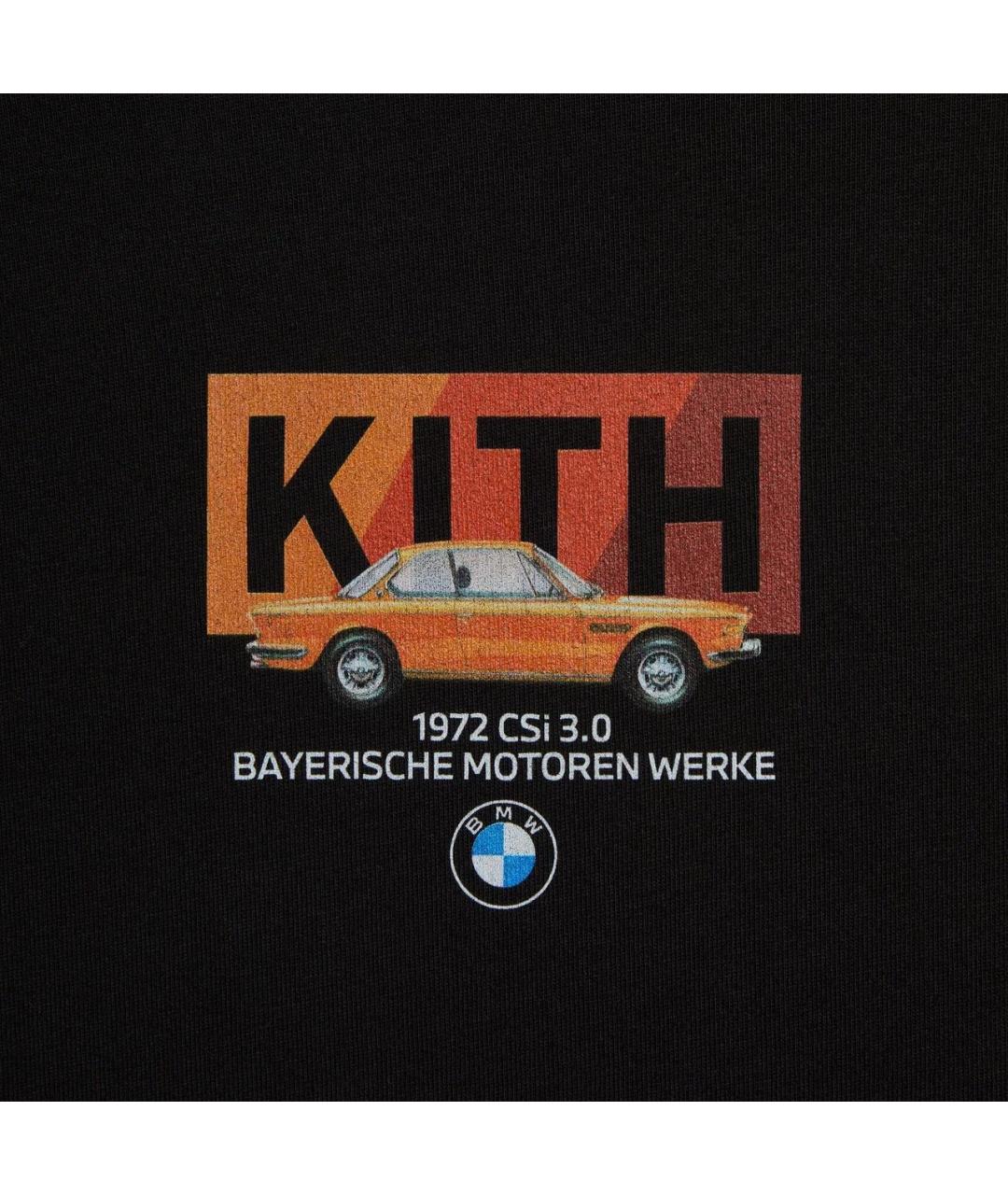 KITH Черная хлопковая футболка, фото 2