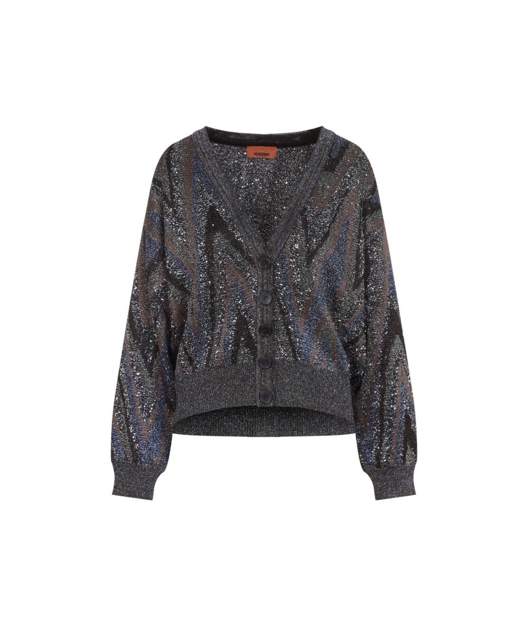 MISSONI Синий вискозный кардиган, фото 1