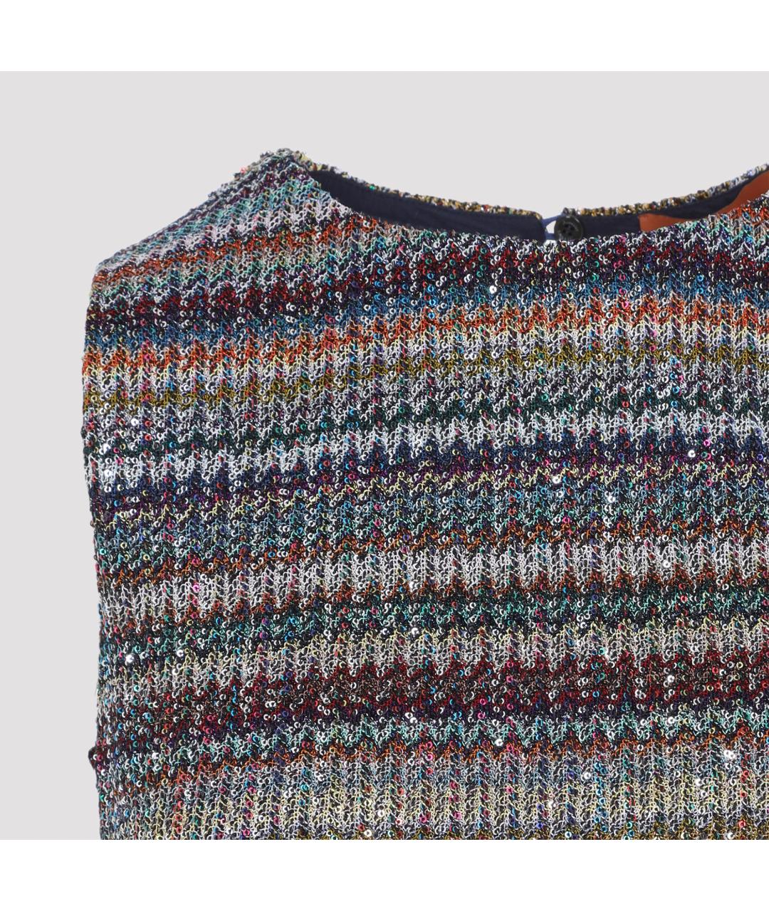 MISSONI Мульти вискозное повседневное платье, фото 3