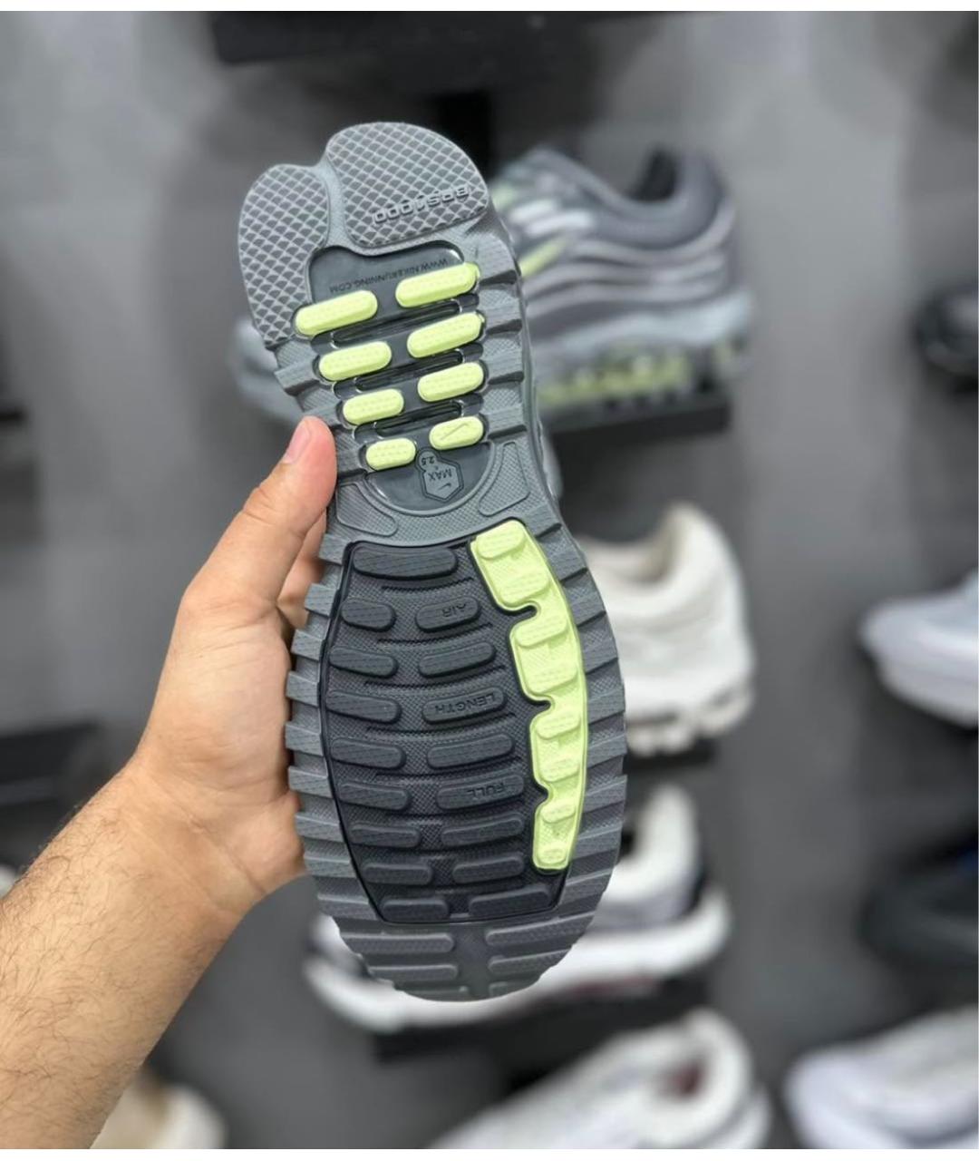 NIKE Антрацитовые кожаные низкие кроссовки / кеды, фото 8