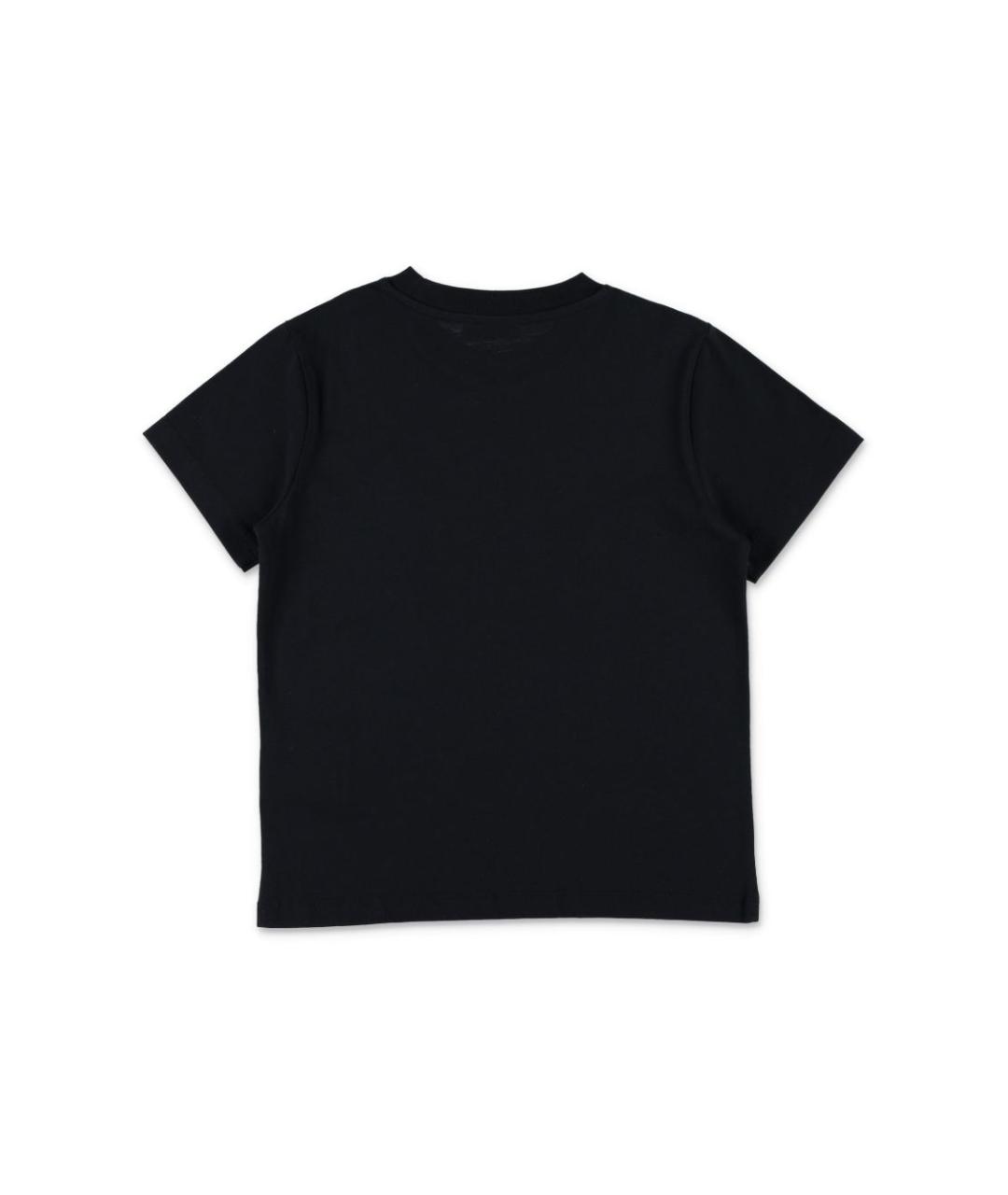 MONCLER KIDS Мульти хлопковая детская футболка, фото 2