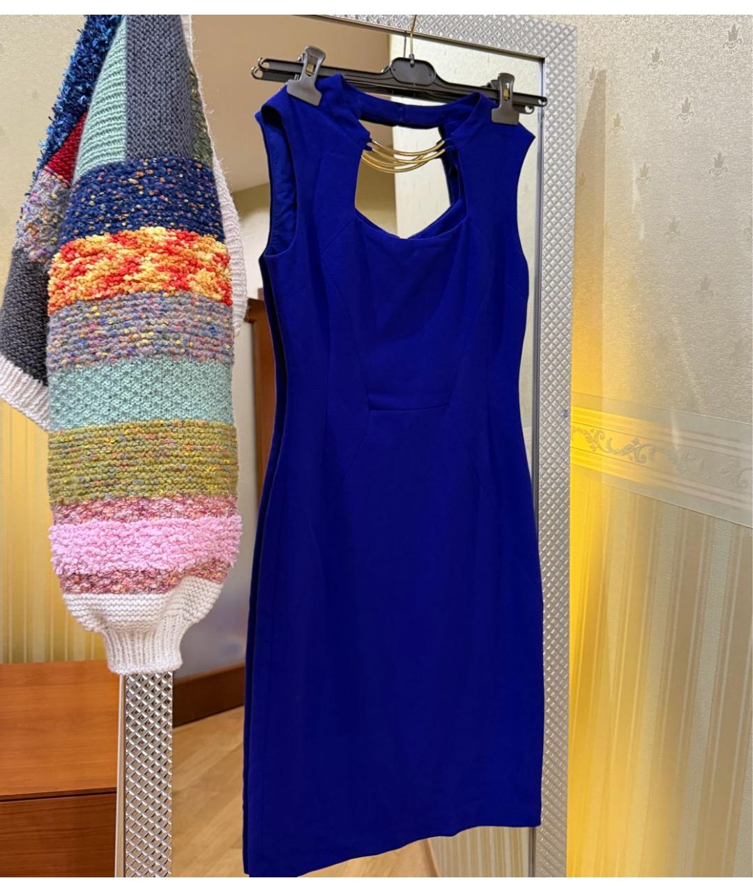 BCBG MAXAZRIA Синее вечернее платье, фото 5