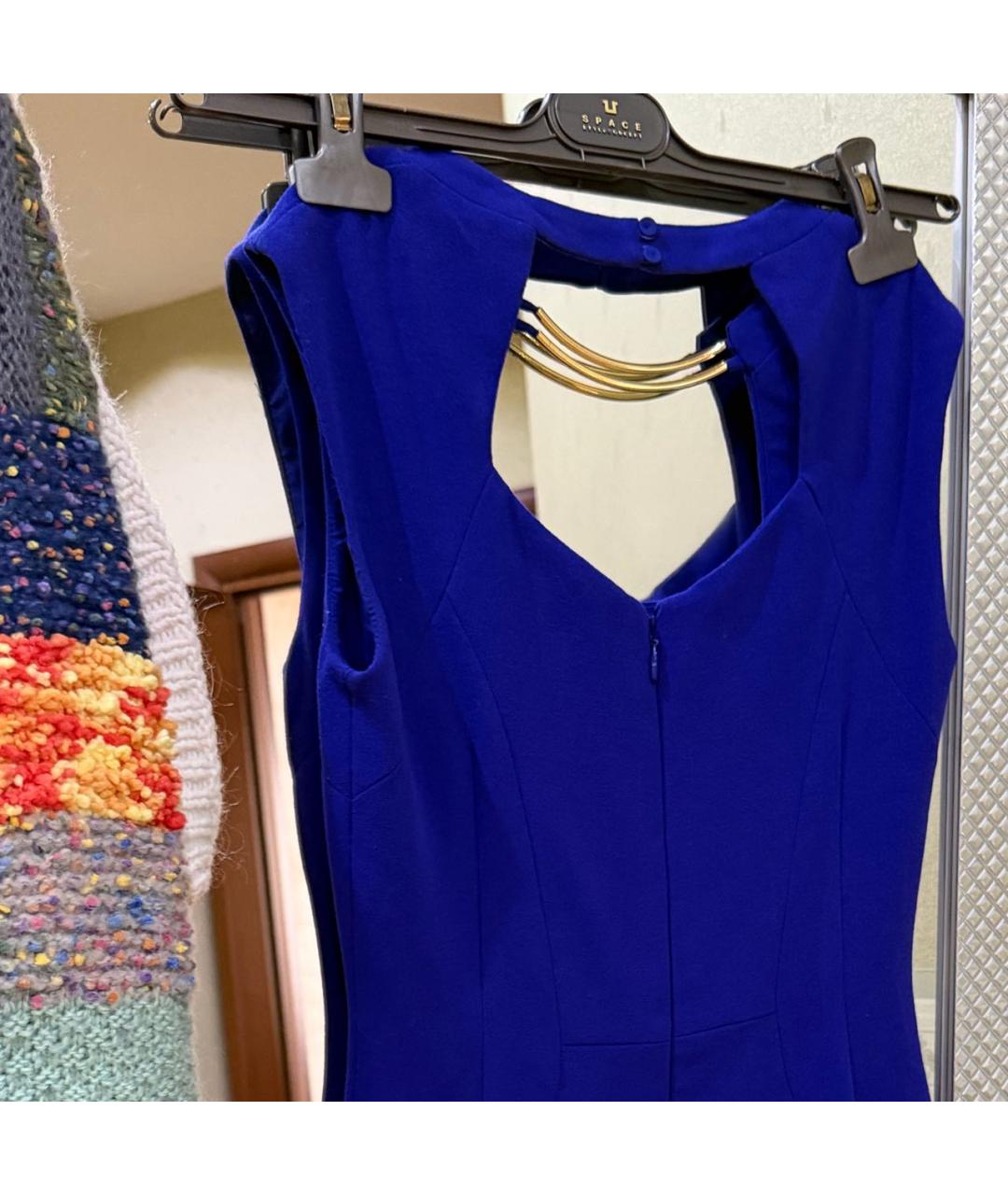 BCBG MAXAZRIA Синее вечернее платье, фото 4