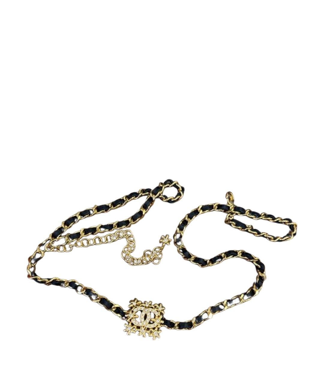 CHANEL Черное колье, фото 1