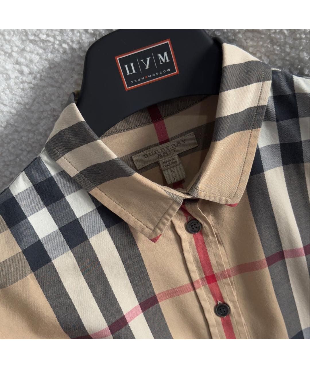 BURBERRY Хлопковая рубашка, фото 4