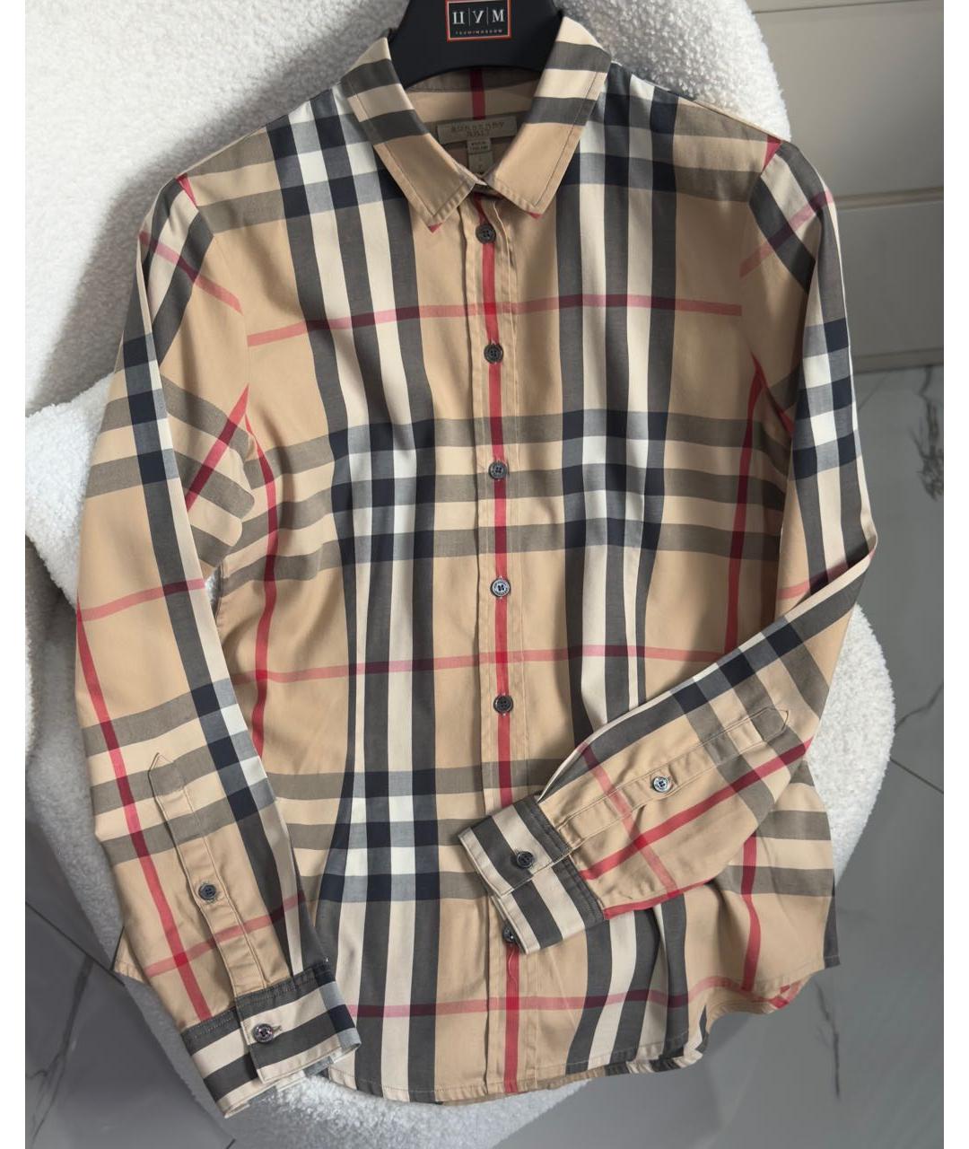 BURBERRY Хлопковая рубашка, фото 2