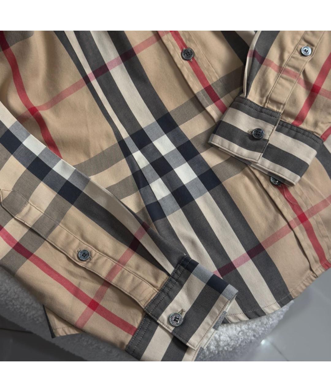 BURBERRY Хлопковая рубашка, фото 3